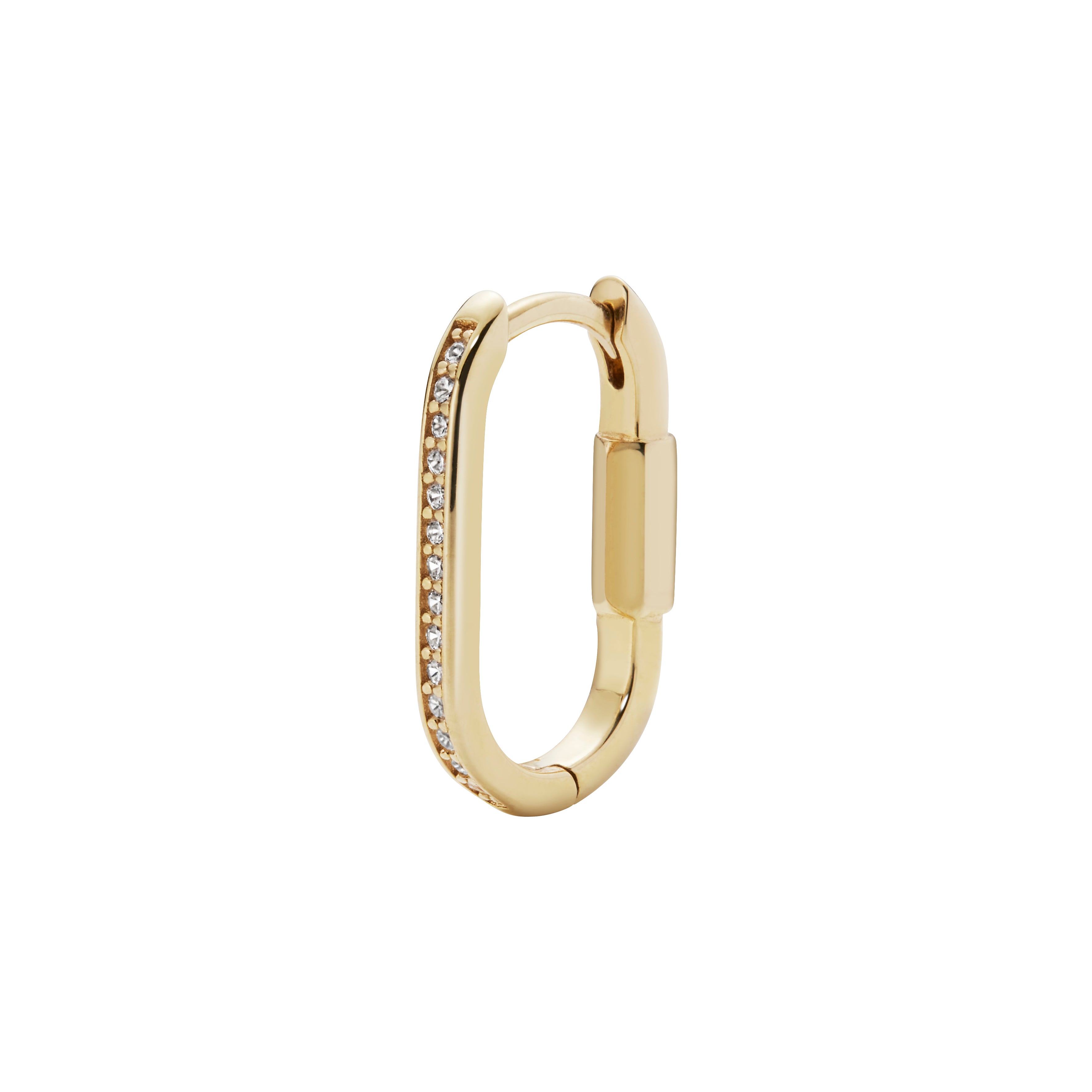 Kastellet ørering - forgyldt